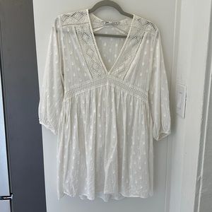 Off white ZARA dress
